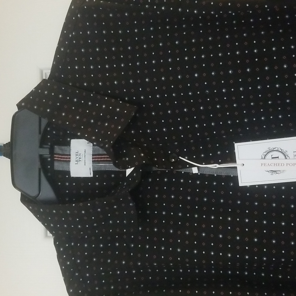 Level Ten Long Sleeve Woven Shirt Size M